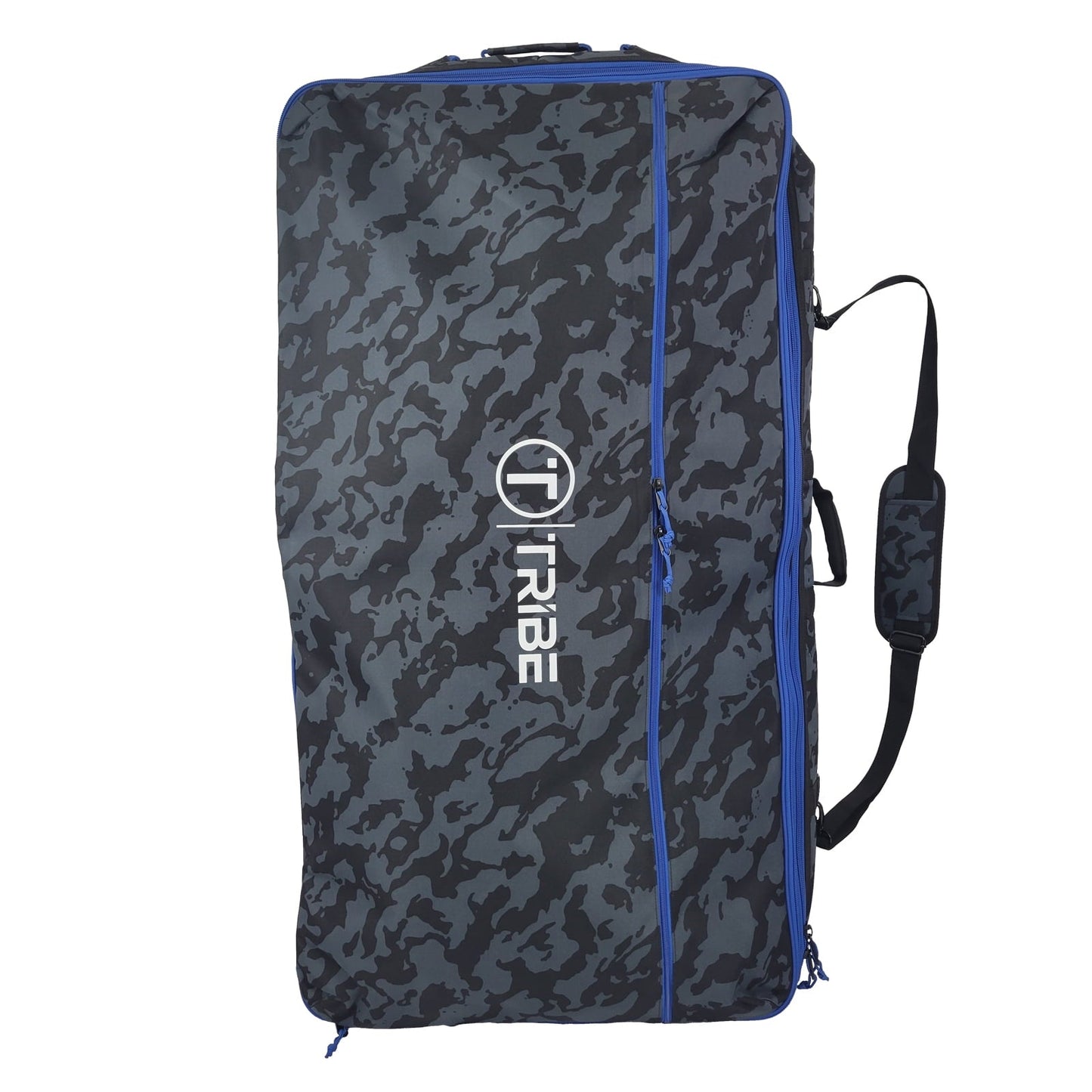 Tribe Boards Dually Rolling Bodyboard TravelBag- Gray Camo