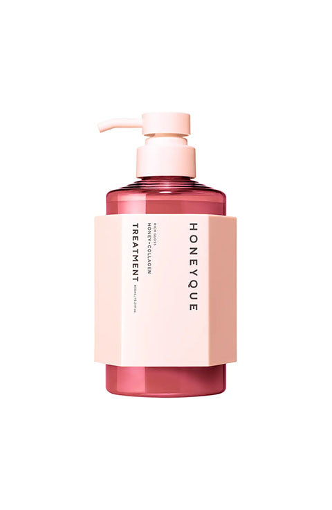 Honeyque Honey + Collagen shampoo, Treatment(450Ml) - Palace Beauty Galleria