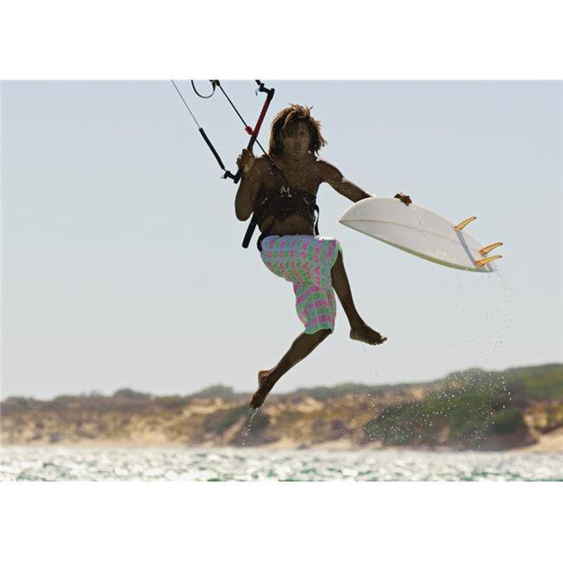 Man Kitesurfing Poster Print, 32 X 24