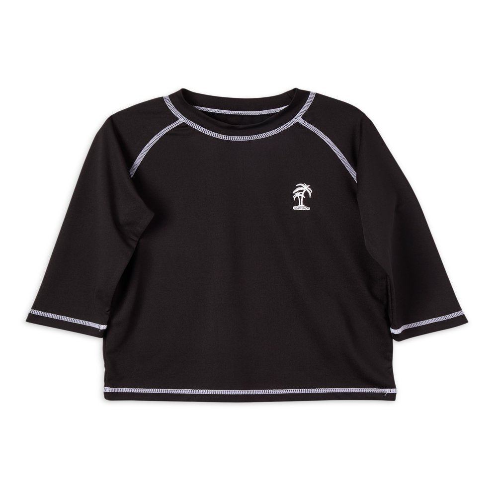 Ixtreme Boys Solid Rash Guard Swim Top with Long Sleeves, Sizes 4-18