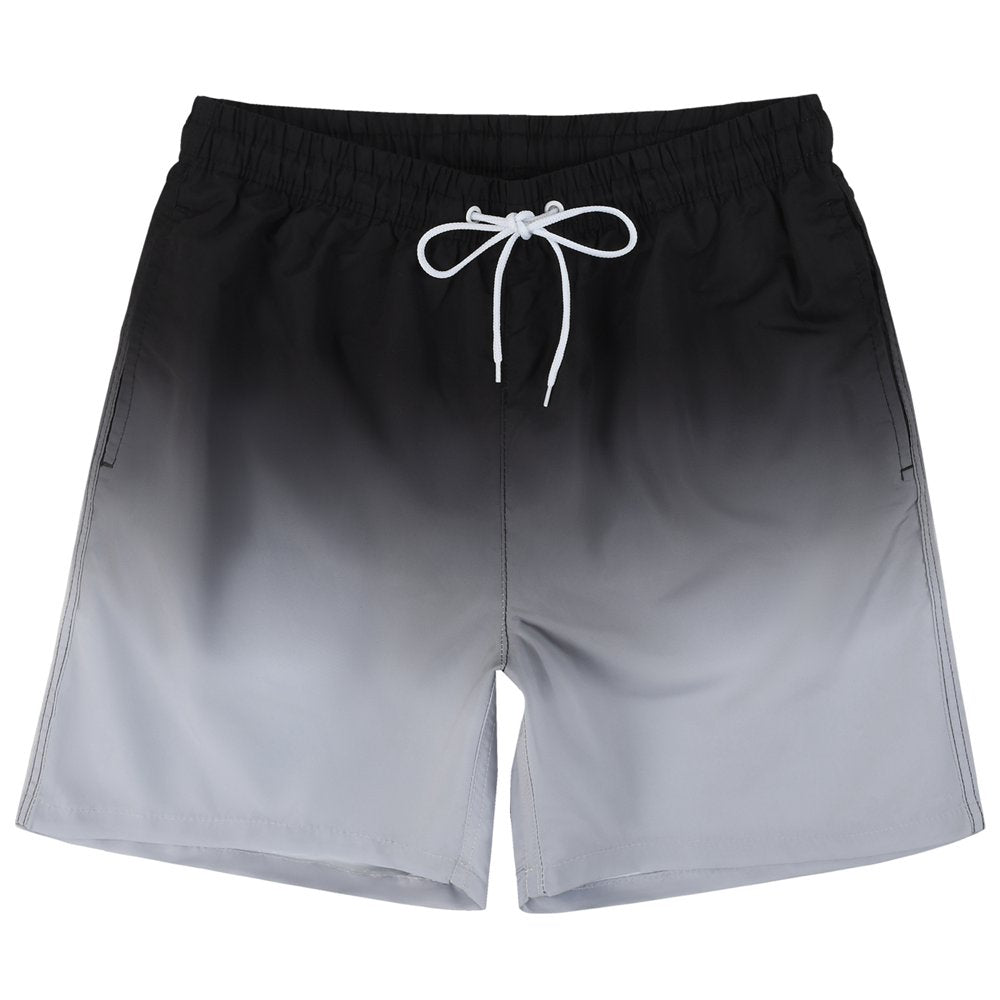 HANMUN Mens Swim Trunks Quick Dry Swim Shorts with Mesh Lining Funny Beach Shorts Swimwear Bathing Suits with Pockets