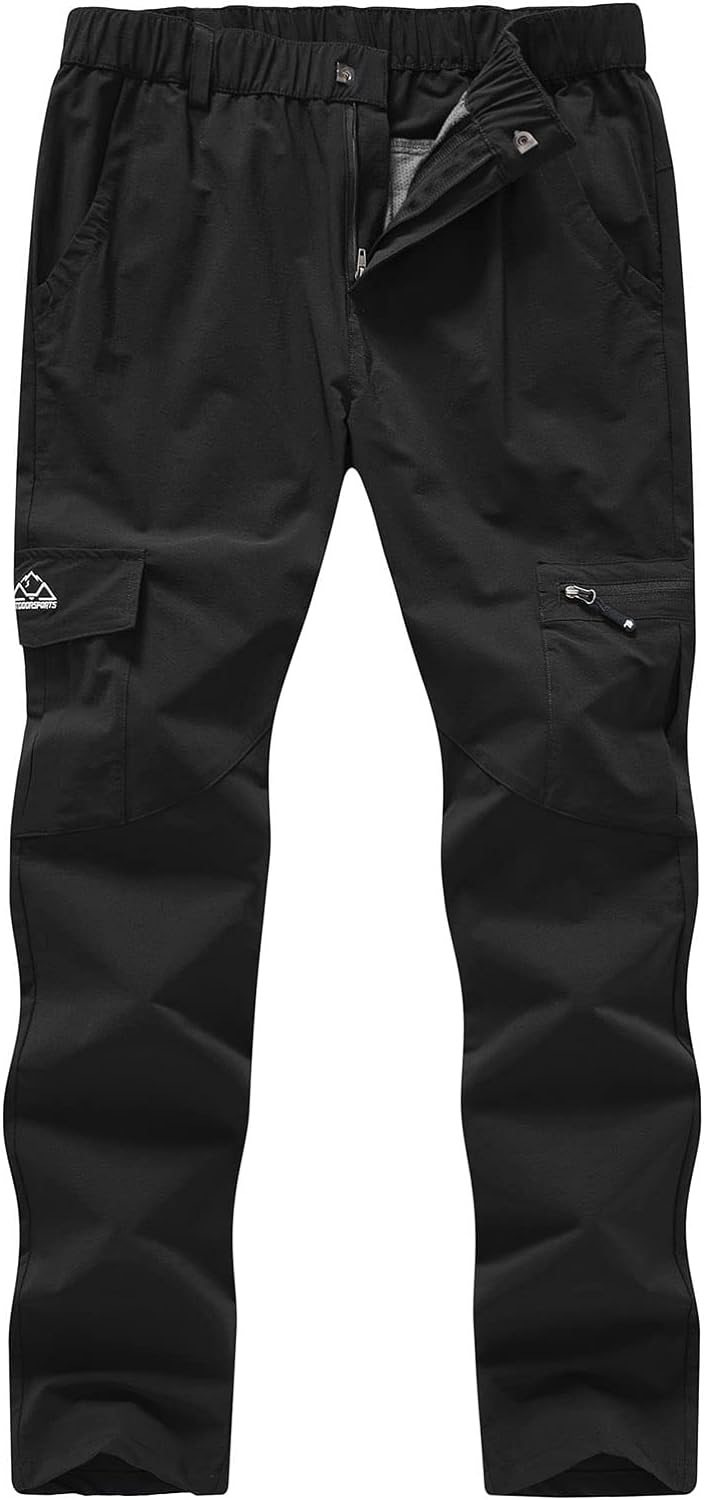 Women's Hiking Pants Lightweight Stretch Quick Drying UPF 50 Camping Travel Work Cargo Pants 6 Pockets