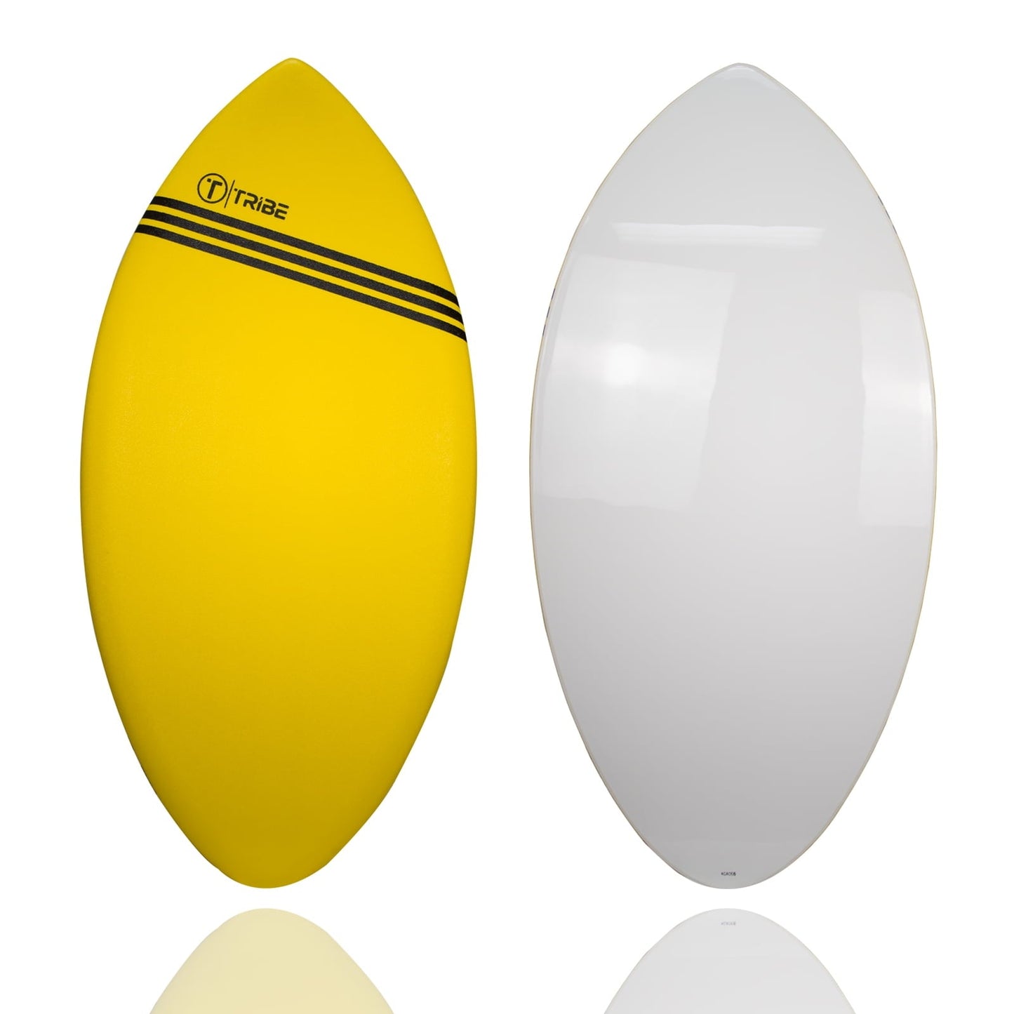 Tribe Skimboard Bodyboard by Tribe Boards 45'-Yellow / White