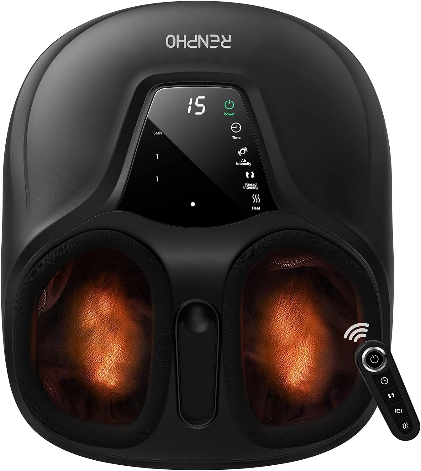 RENPHO Shiatsu Foot Massager with Heat, Compact Foot Massager Machine with Remote - $70