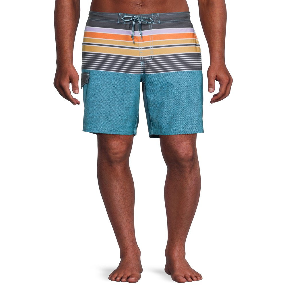 George Men'S and Big Men'S Eboard Swim Trunks, Sizes up to 3XL