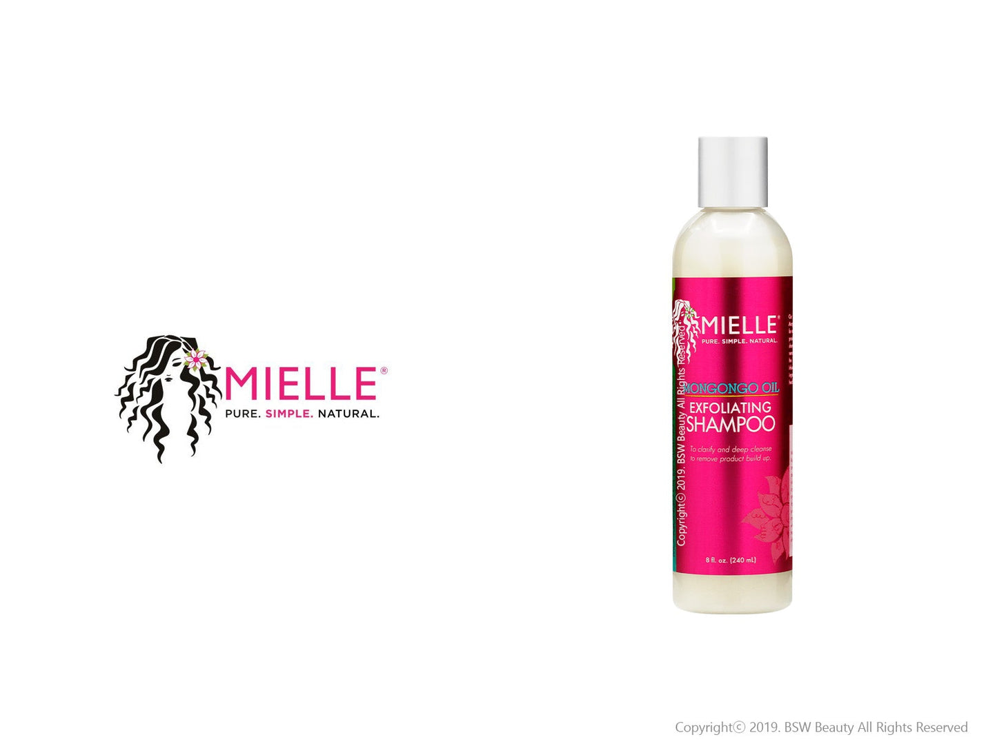 MIELLE ORGANICS MONGONGO OIL EXFOLIATING SHAMPOO 8oz