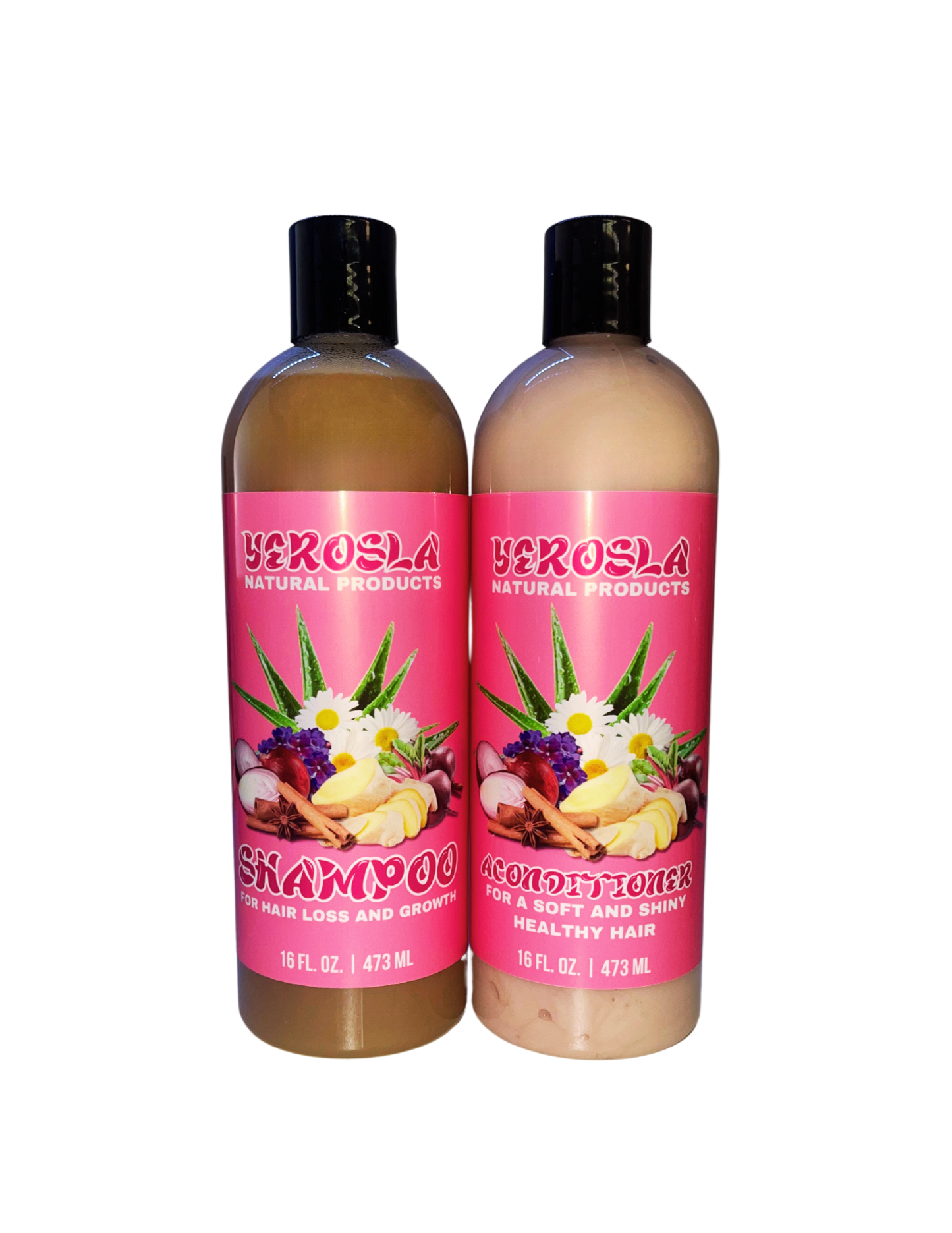 Red beetroot Shampoo & Conditioner for hair loss and growth.