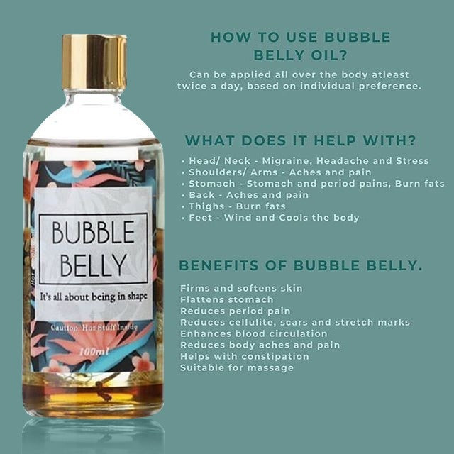 Bubble Belly Oil, 100 ml
