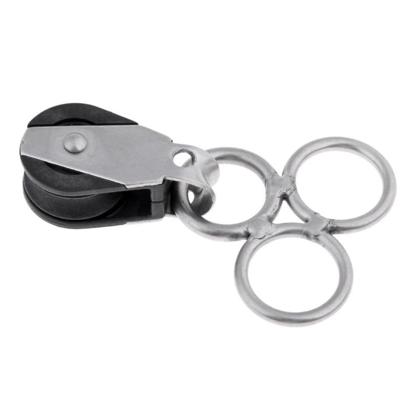 Lightweight Strong Stainless Steel Sports Kitesurfing Kiteboarding Kite Bar Swivel Pulley