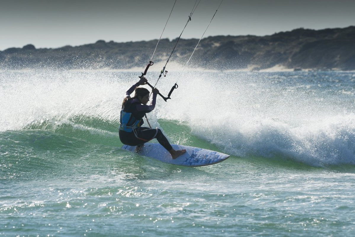 Kitesurfing; Tarifa, Cadiz, Andalusia, Spain Poster Print (38 X 24)