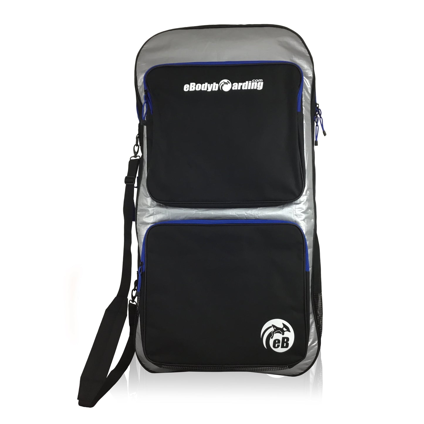 eBodyboarding Double Paded Reflector Bodyboard Bag-SIL