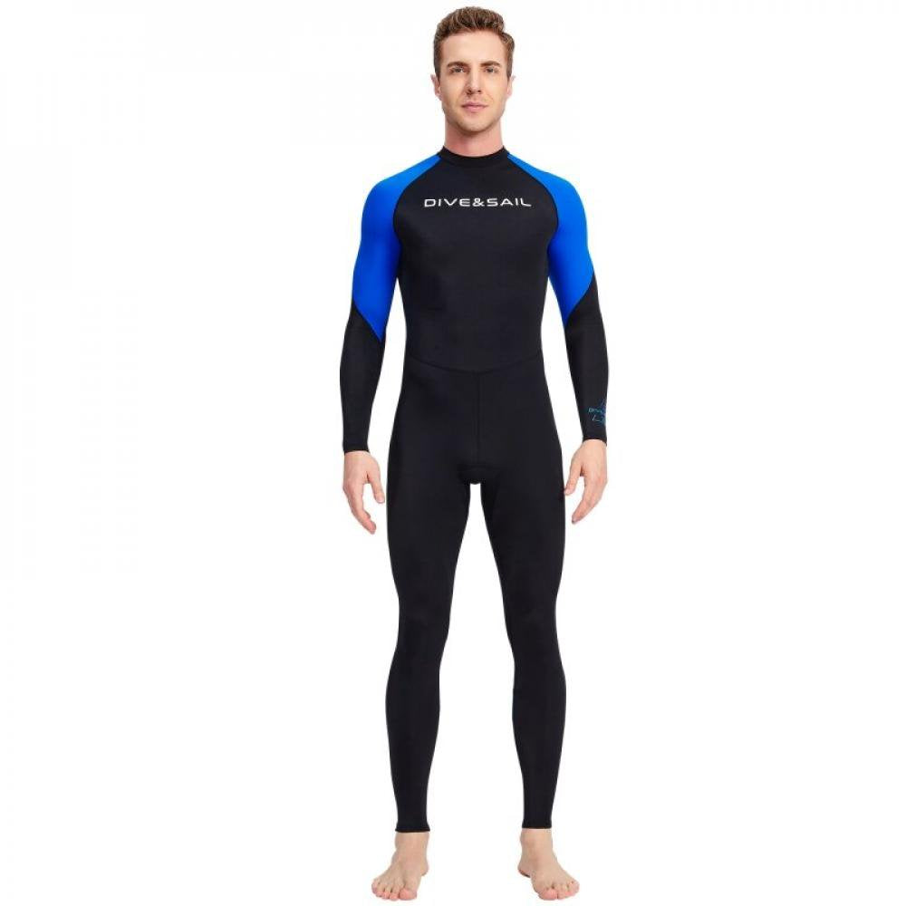 Praeter 1Pc Adult Surfing Wetsuit Men Wet Suits Swimwear Diving Suit Nylon M-3XL Full Wetsuit Adult Diving Snorkeling Body Suits Black 2XL
