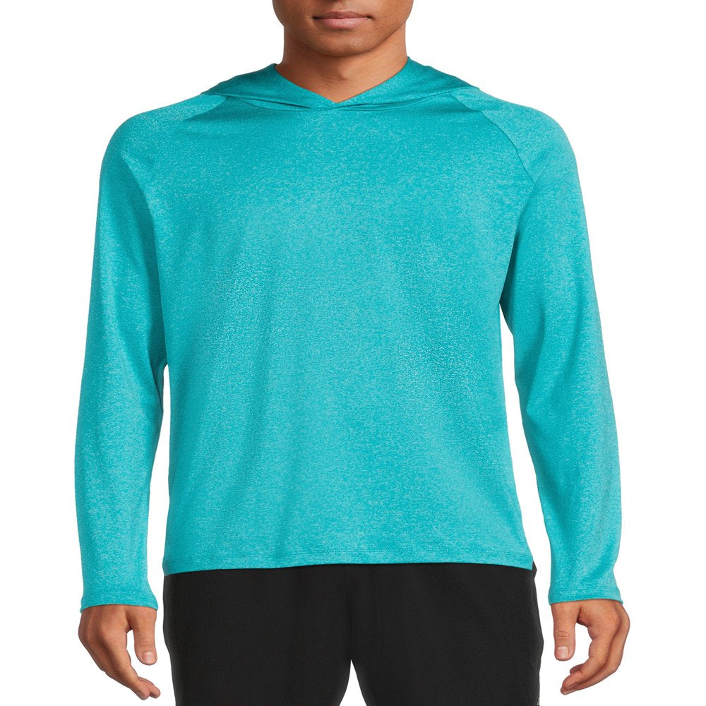 George Men'S and Big Men'S Long Sleeve Hooded Rash Guard, up to Size 3XL