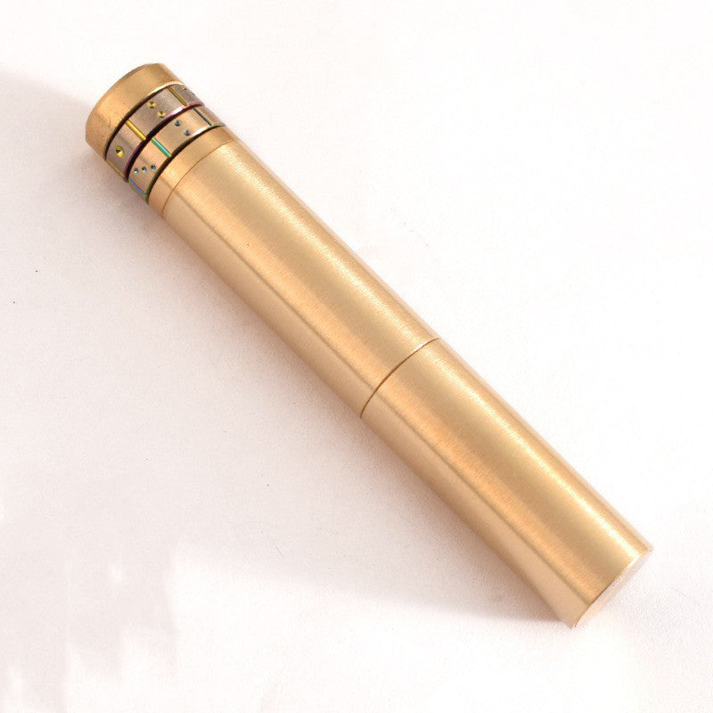 Nunchaku Second-generation Brass Oil Machine Creative Retro Old-fashioned Special-shaped Kerosene Lighter - Blue Force Sports