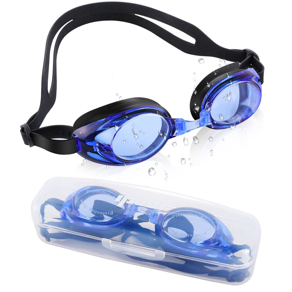 IPOW Blue Pool and Water Polo and Diving and Triathlon and Swimming Sport Goggles