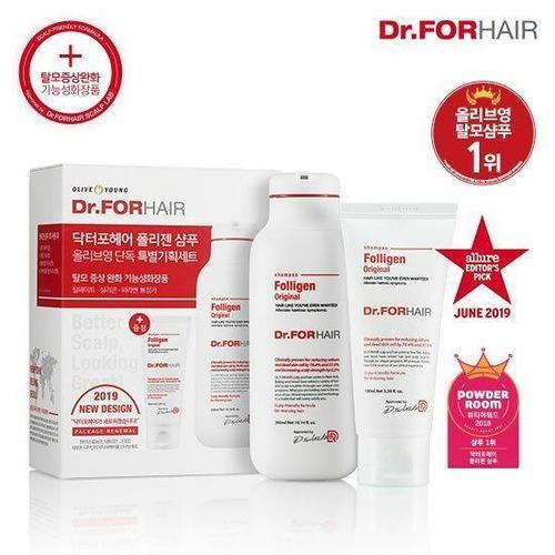 Dr.FORHAIR Folligen Shampoo 300ml + 100ml Special Set