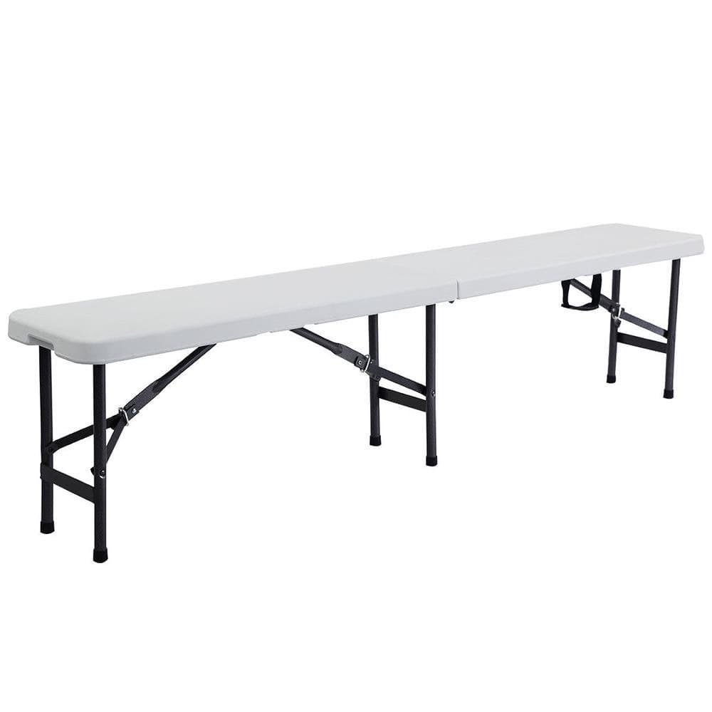 Ktaxon 6' Portable Folding Bench, Perfect for Outdoor Party, Picnic, Camping, Wedding Etc., Plastic