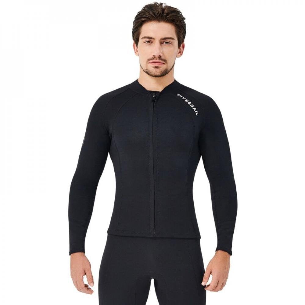 Malisata 2Mm Wetsuit Jacket Professional Men and Women Thickened Warmth Deep Diving Snorkeling Surfing Suit Swimsuit Wetsuit Top
