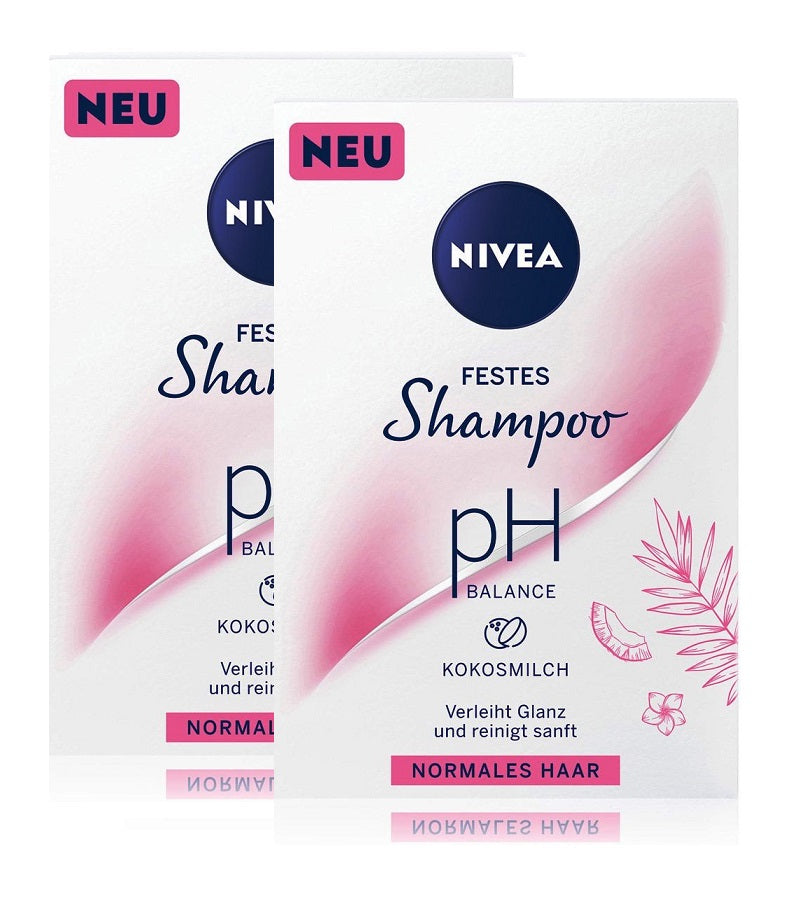 2xPack NIVEA pH Balance for Normal Hair Solid Shampoo - 150 g