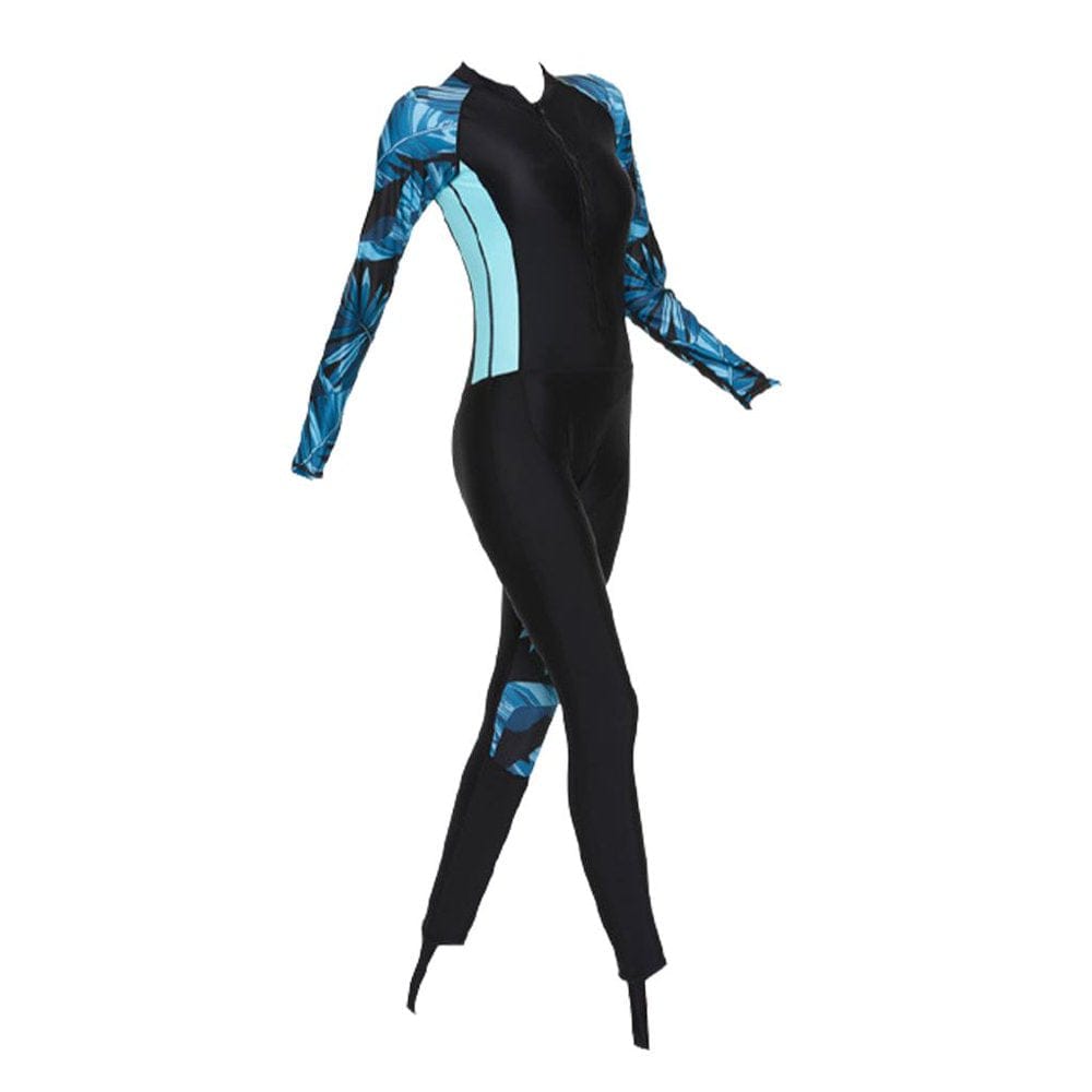 Women Wetsuit Scuba Diving Suit Front Zip Dive Skin For