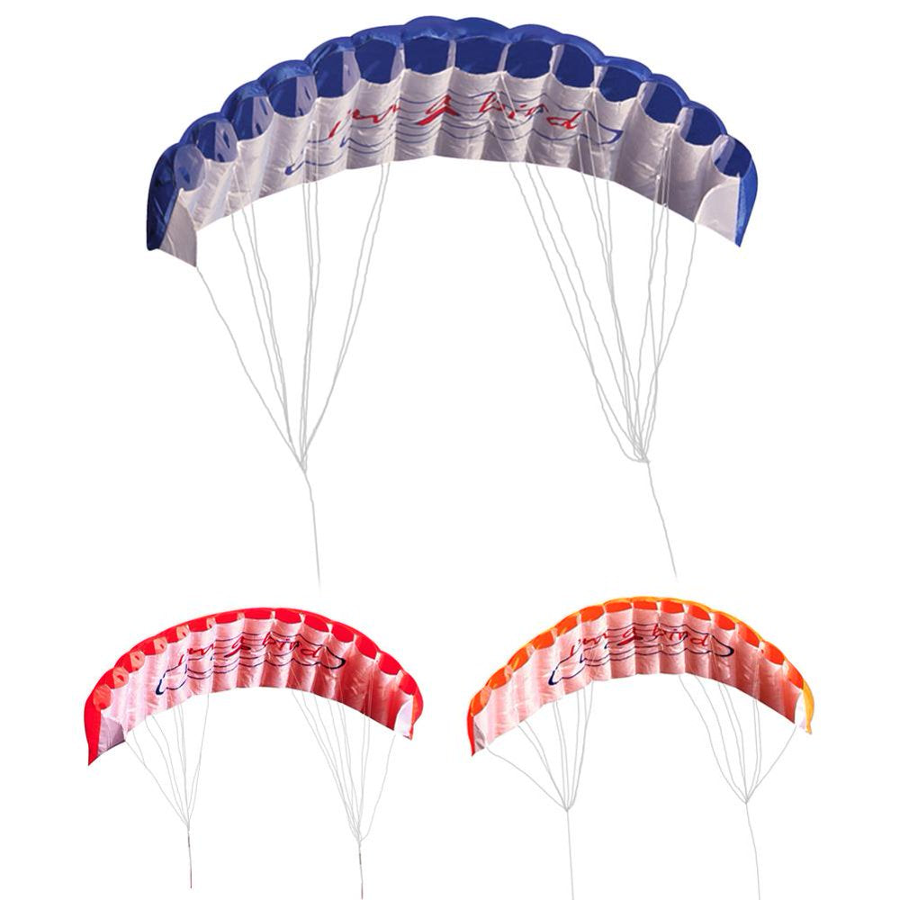Huge 74Inch Dual Line Parachute Stunt Kite with Flying Tools 1.9M Power Parafoil Kitesurfing Training Kites Outdoor Fun Sports