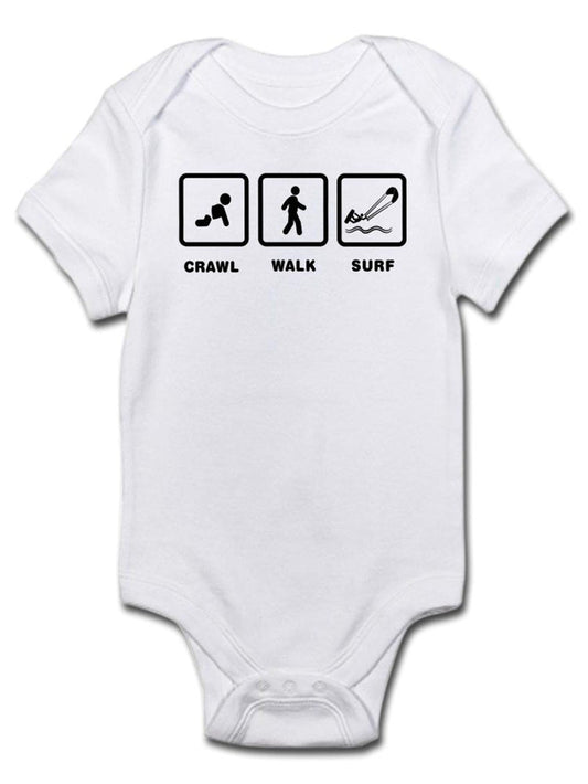 Cafepress - Kitesurfing Infant Bodysuit - Baby Light Bodysuit