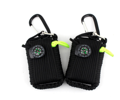 Camping bag climbing umbrella rope equipment kit hand-woven process escape emergency self-help kit outdoor supplies - Blue Force Sports