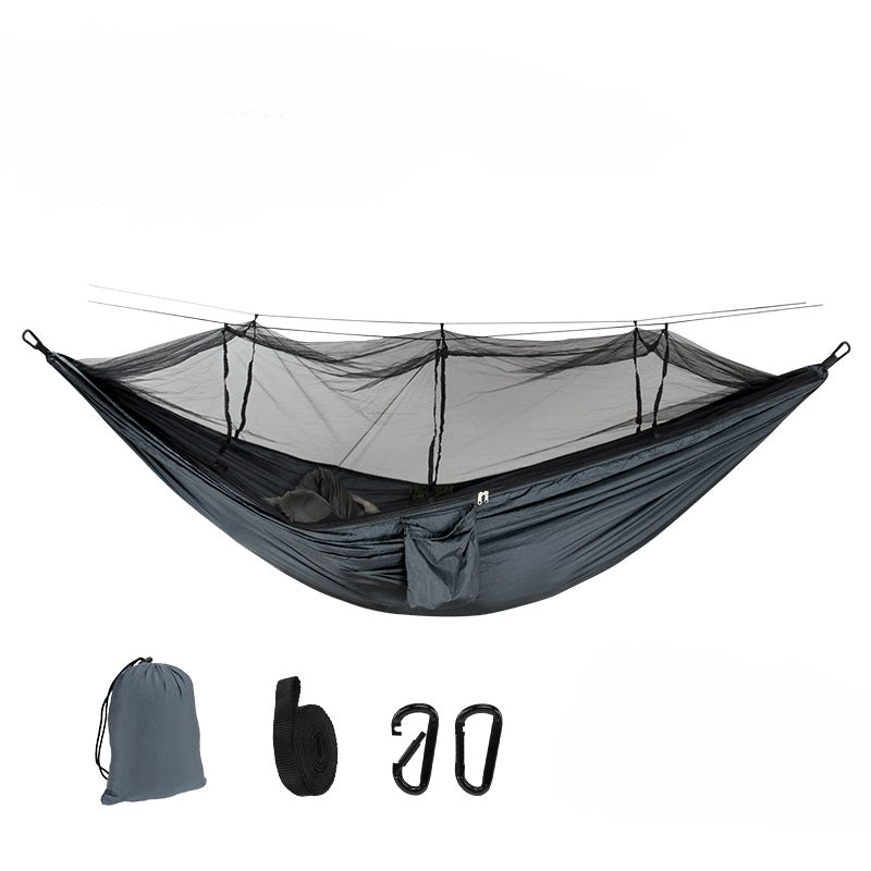 The New Outdoor Mesh Anti-Mosquito Hammock Anti-Rollover - Blue Force Sports