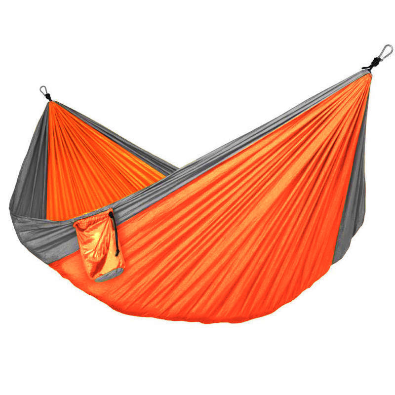 Automatic Mosquito Net Anti-Rollover Hammock Parachute Cloth Hammock Nylon Hammock Outdoor Hammock Strap Swing Hanging Chair - Blue Force Sports