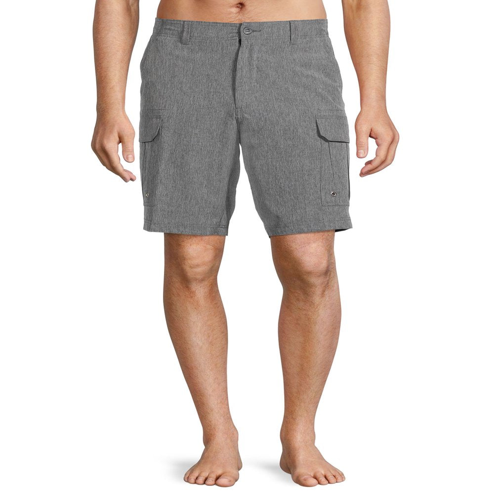 George Men’S and Big Men’S 9” Cargo Swim Shorts, up to Size 5XL