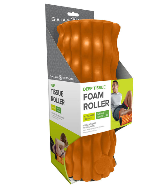 Gaiam Restore Deep Tissue Foam Roller (13" x 6" Diameter)