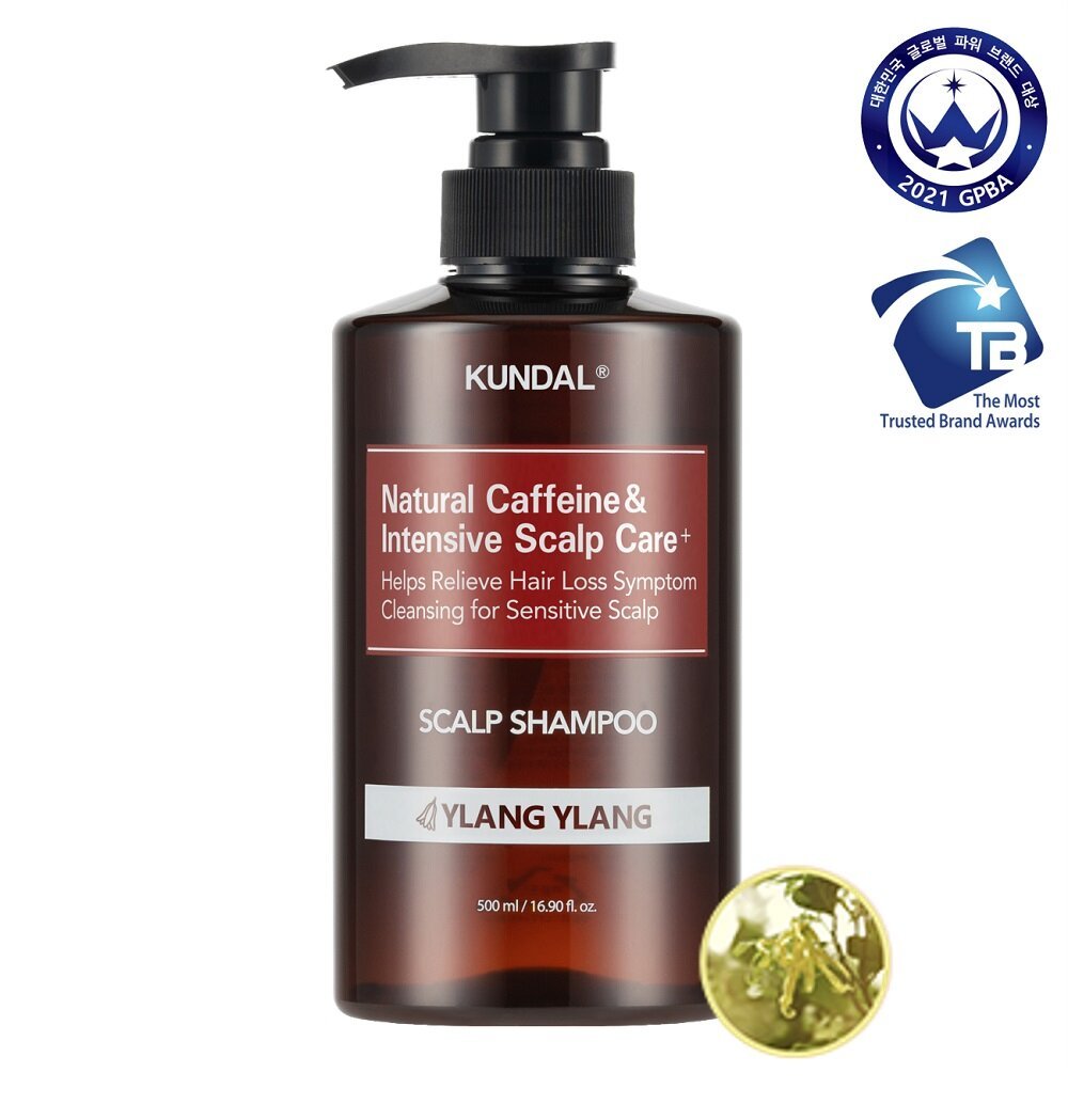 KUNDAL Natural Caffeine & Intensive Scalp Care+ Scalp Shampoo 500mL 1 out of 4 options