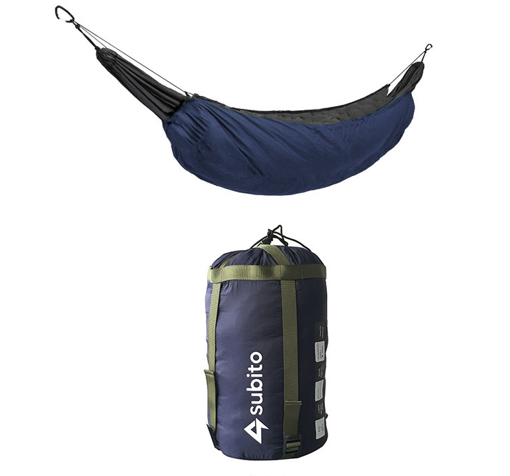 Outdoor camping warm cover cotton hammock - Blue Force Sports