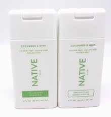 Native Cucumber & Mint Shampoo and Conditioner - Travel Set