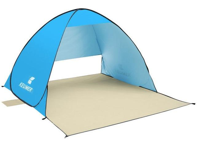 Beach tent UV protection sunshade double automatic tent camping tent - Blue Force Sports