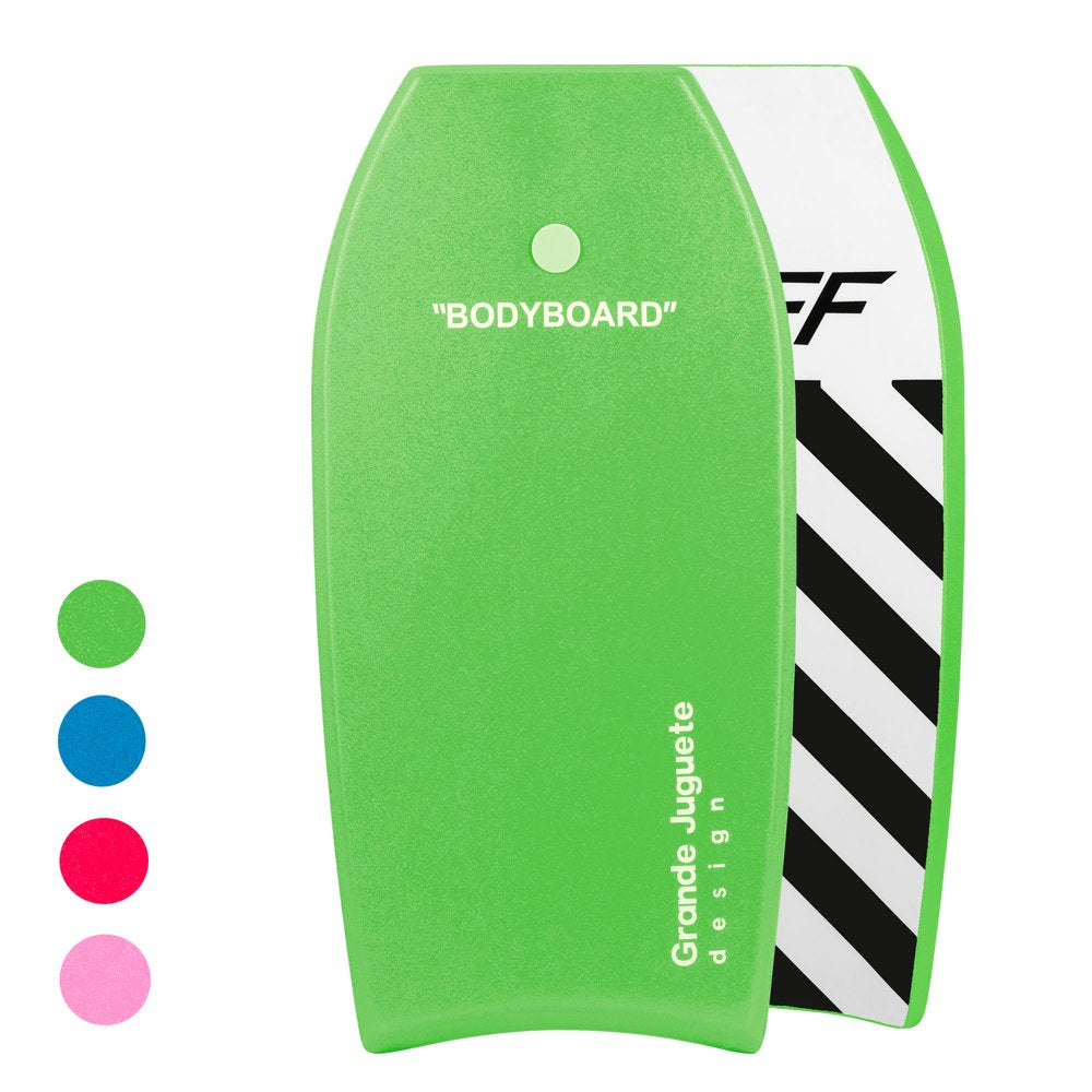 HYNAWIN Body Board for Beach 37In/41In Foam Bodyboard Super Lightweight with Premium Wrist Leash for Sea