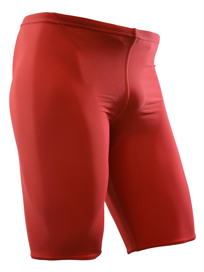 Adoretex Men'S Solid Jammer Swimsuit (MJ001) - Maroon - 28