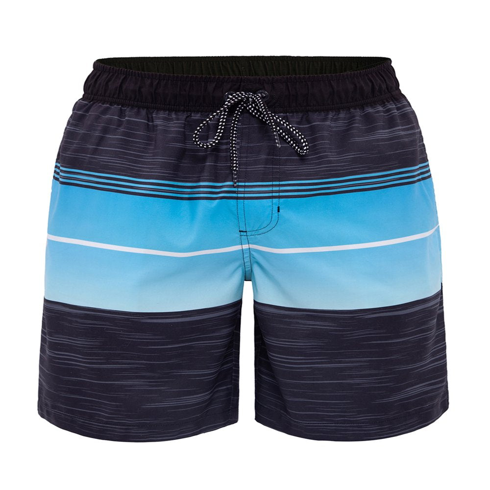 Rokka&Rolla Men'S 8" Stretch Mesh Lined Swim Trunks, up to Size 2XL