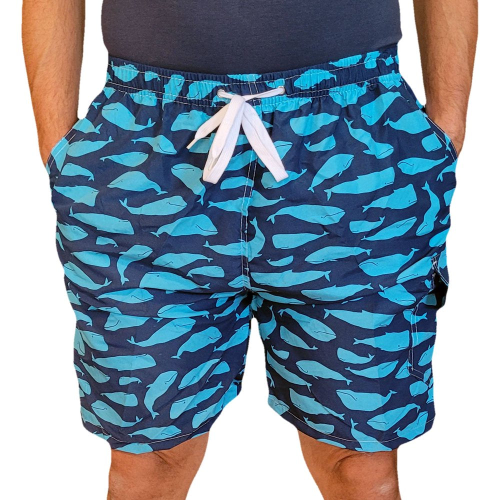 Men'S 3 Pockets Cargo Swim Shorts Swimming Trunks Swimwear Suit, Beach Surf Boad Summer Wear, All Solid Colors