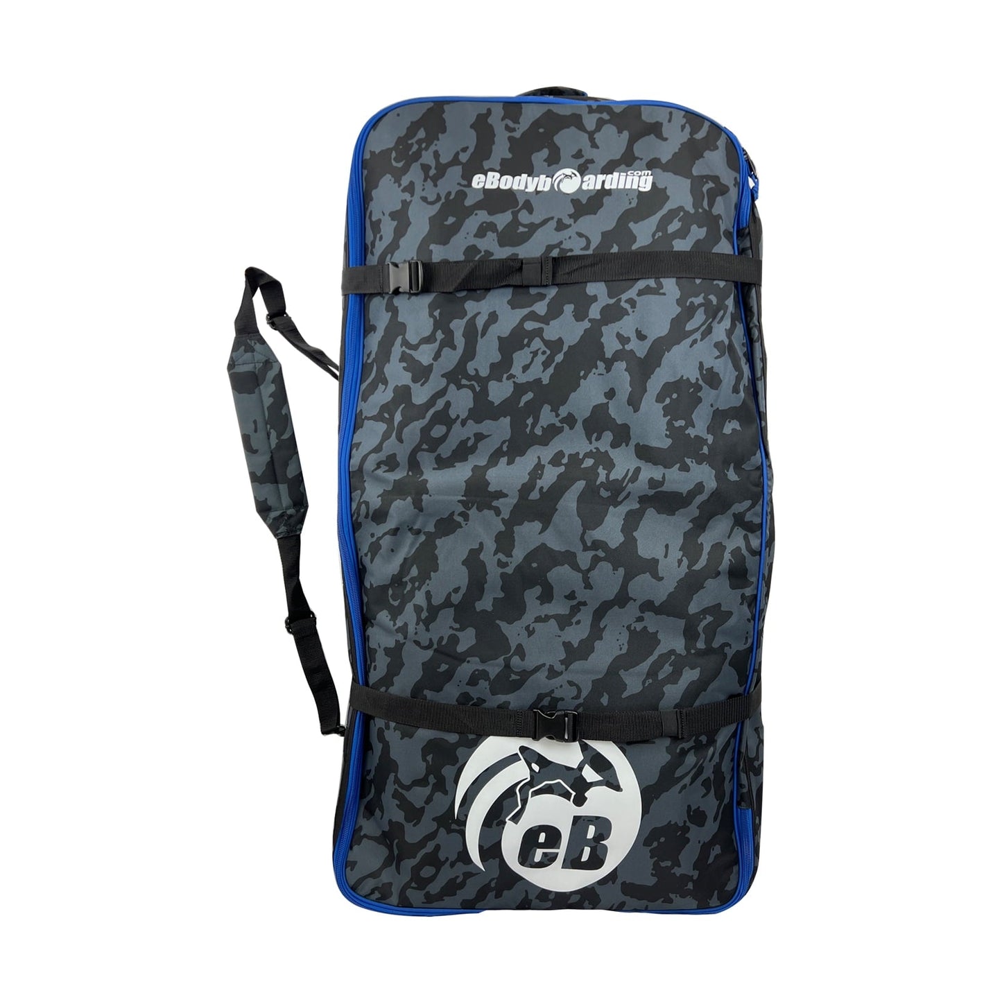 eBodyboarding Rolling Coffin Travel Bodyboard Bag-Gray Camo