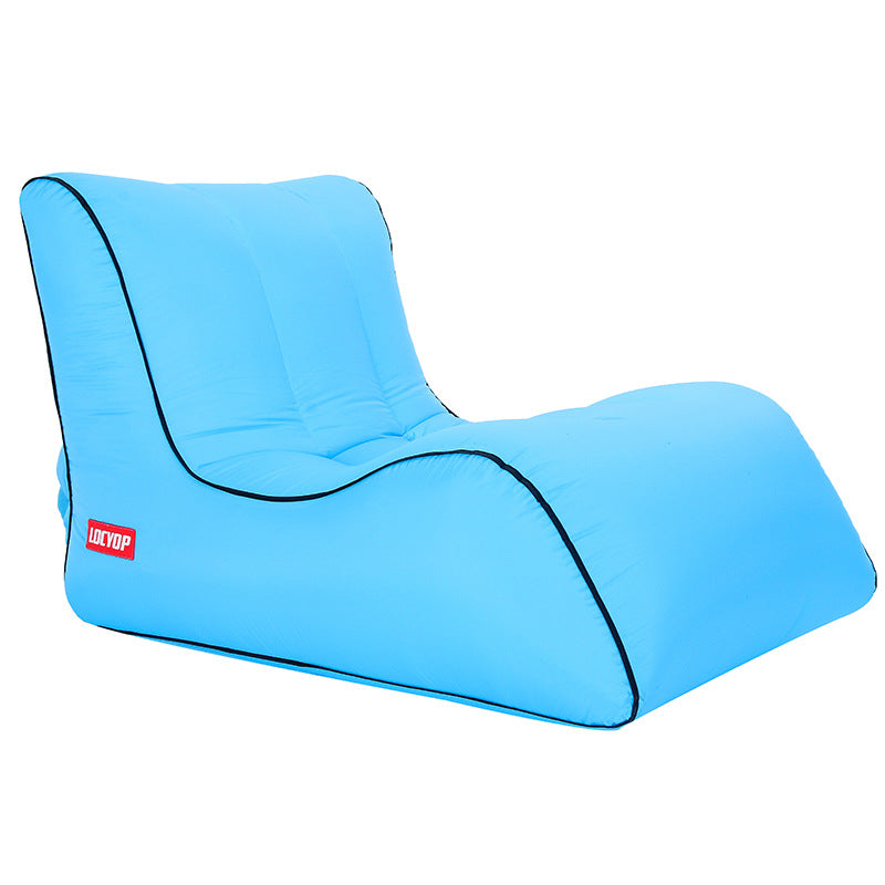 Air Sofa Outdoor Portable Single Inflatable Bed - Blue Force Sports