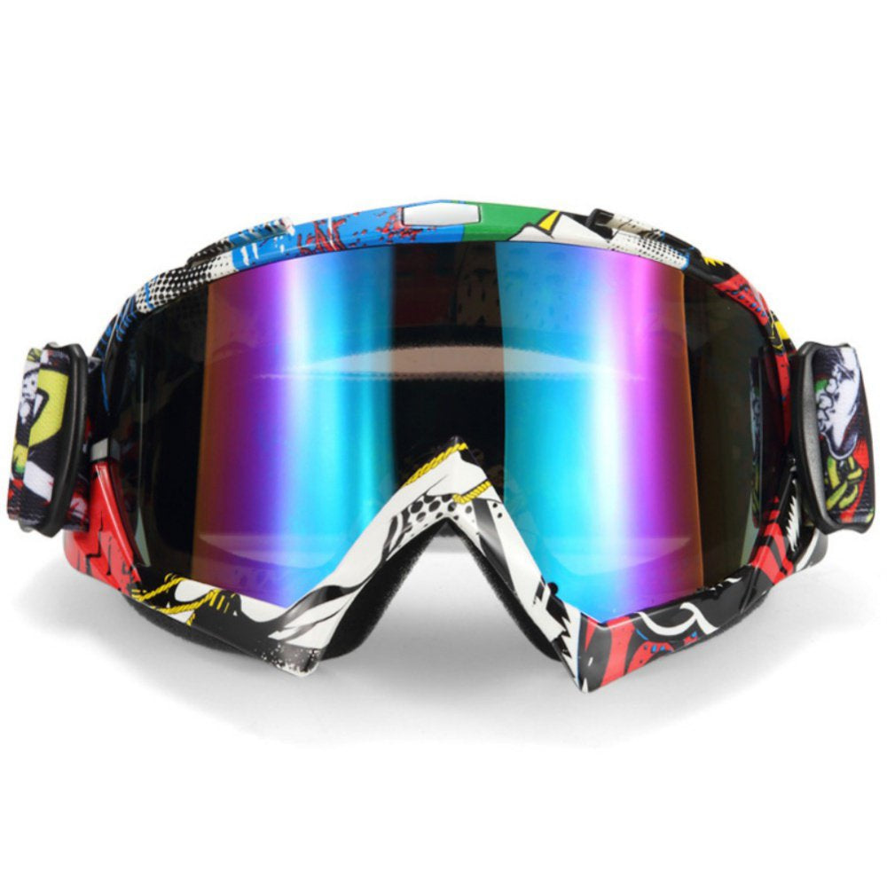 Adult Motorcycle Motocross Goggles Windproof anti UV OTG ATV Dirt Bike MX Offroad Racing Glasses for Women Men