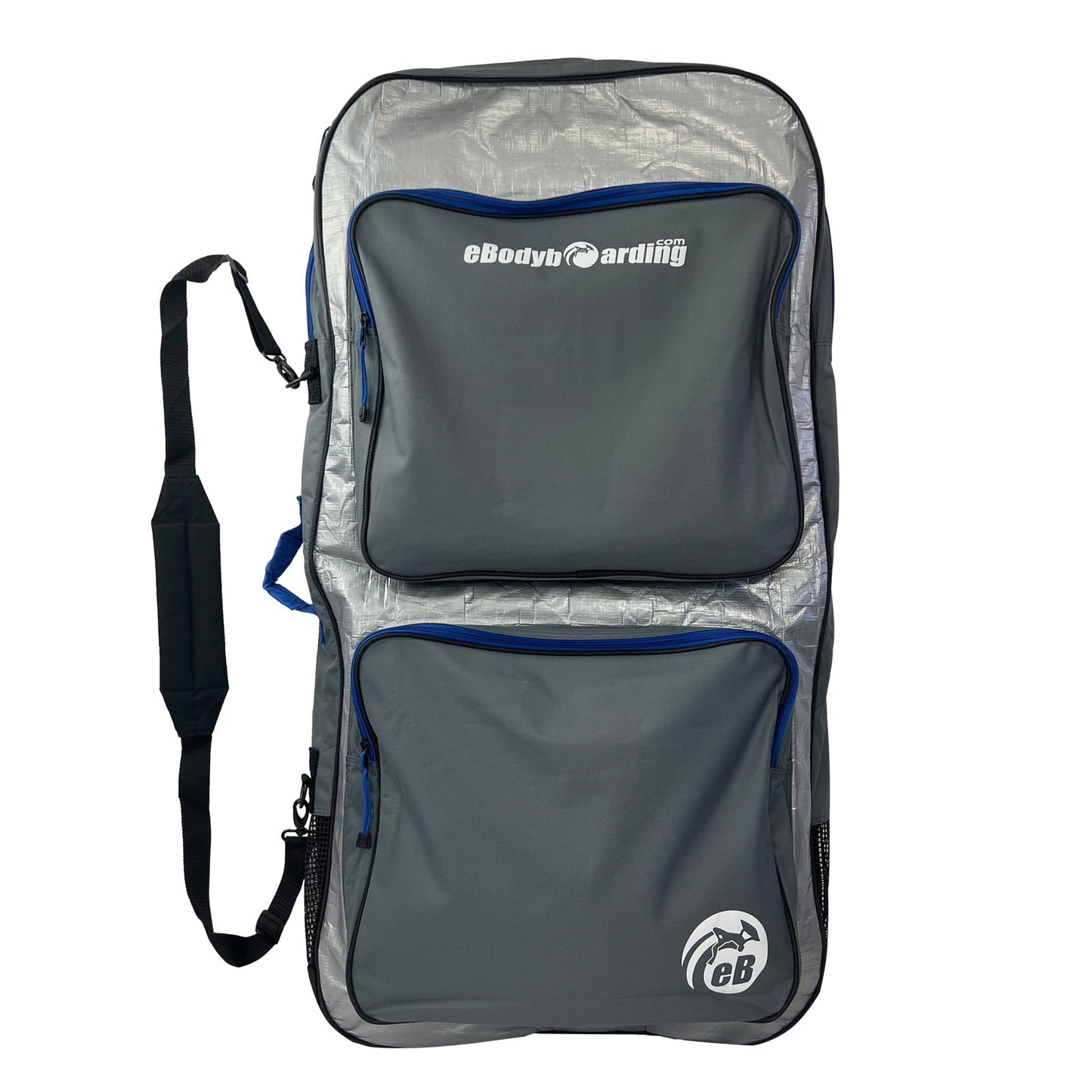 eBodyboarding Padded Reflector Travel Bodyboard Bag-Gray