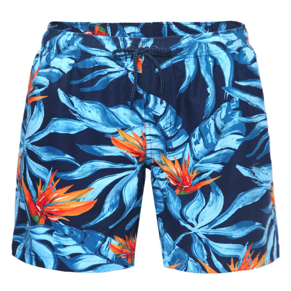 Rokka&Rolla Men'S 8" Stretch Mesh Lined Swim Trunks, up to Size 2XL