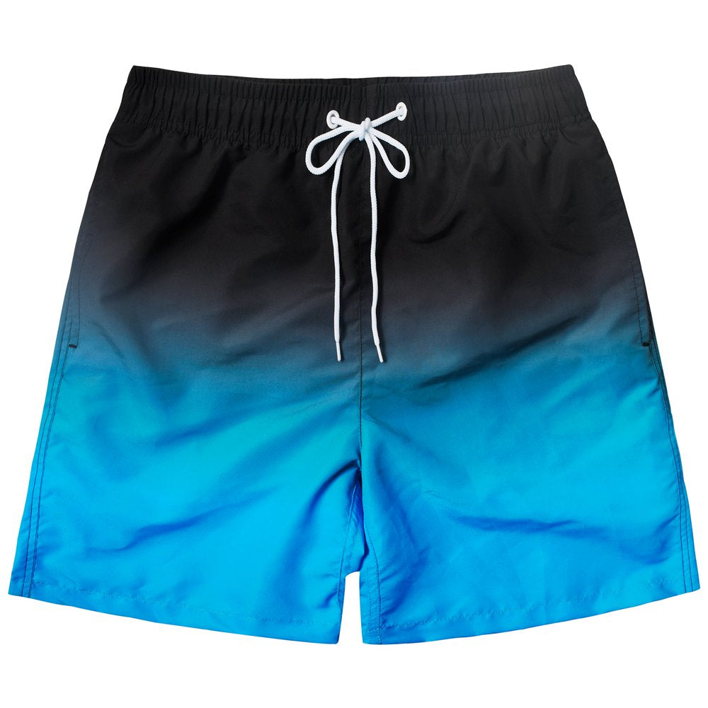 HANMUN Mens Swim Trunks Quick Dry Swim Shorts with Mesh Lining Funny Beach Shorts Swimwear Bathing Suits with Pockets
