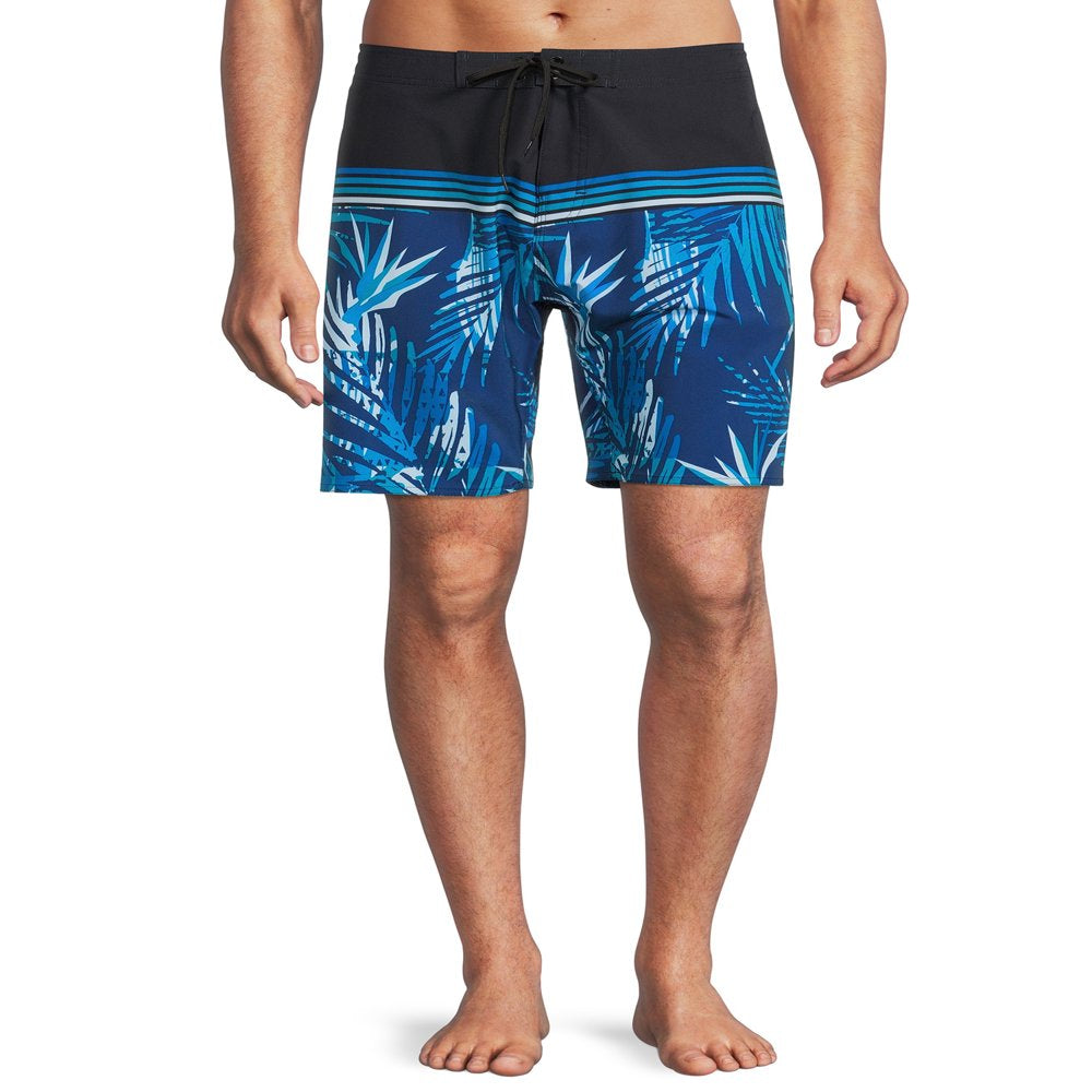 Burnside Men'S Swim Board Shorts with 9-1/2 Inseam, Sizes 30-38