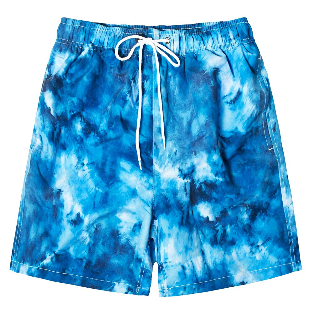 HANMUN Mens Swim Trunks Quick Dry Swim Shorts with Mesh Lining Funny Beach Shorts Swimwear Bathing Suits with Pockets