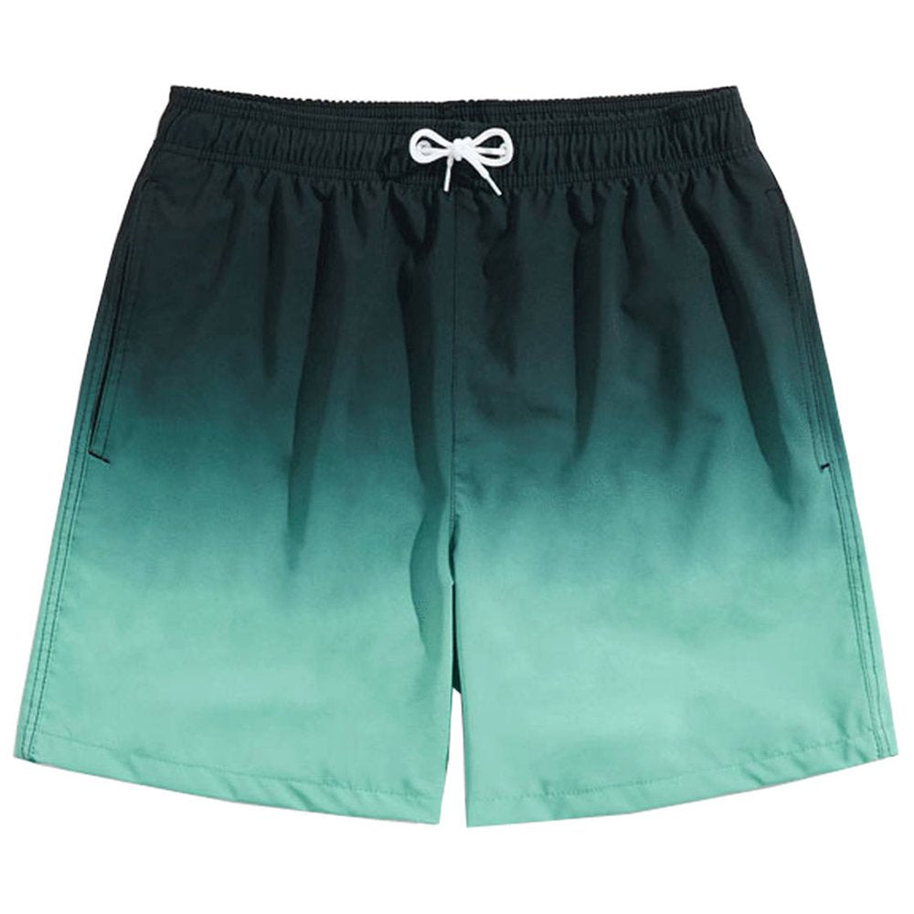 HANMUN Mens Swim Trunks Quick Dry Swim Shorts with Mesh Lining Funny Beach Shorts Swimwear Bathing Suits with Pockets