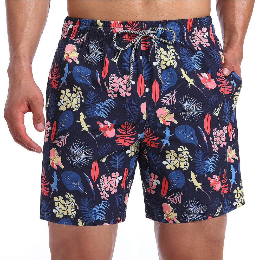 Jointlycreating Summer Beachwear Men Swim Trunks Outdoor Board Shorts Casual Swimwear