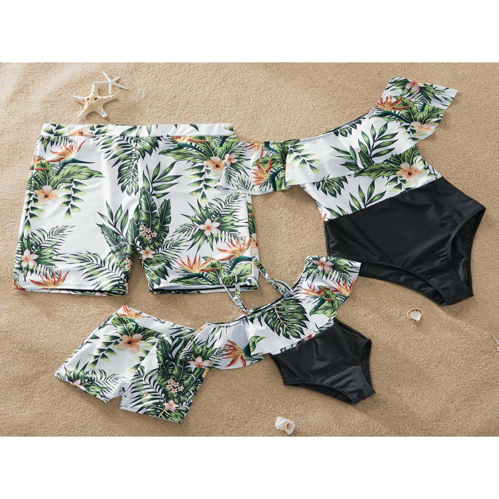 Patpat Plant Family Matching Swimsuit ,One Piece,Sizes Baby-Kids-For Women-Men